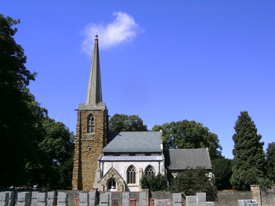 St Nicholas, Ulceby village (1.25 miles west)