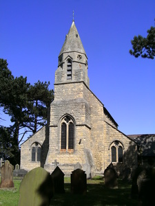 St Margaret, Habrough (0.75 mile east of station)