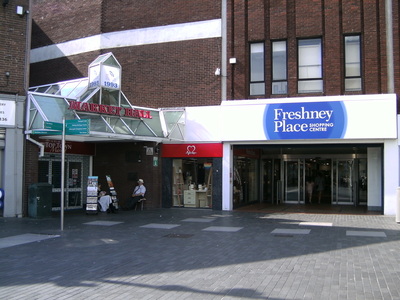 Freshney Place shopping centre and market