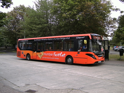 FastCat bus from Hull at Barton interchange