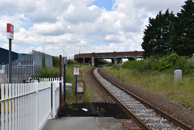 Humber Road bridge, west of New Clee station (Paul Carpenter)