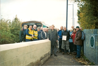 Ramblers at Barton station